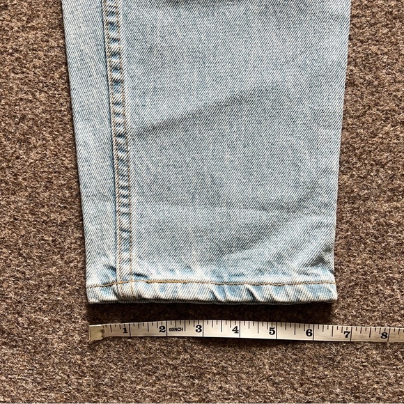 NWT Vintage Levi’s 512 Slim Fit Tapered Leg Blue Denim Jeans Size 15 Made in USA - Picture 12 of 16